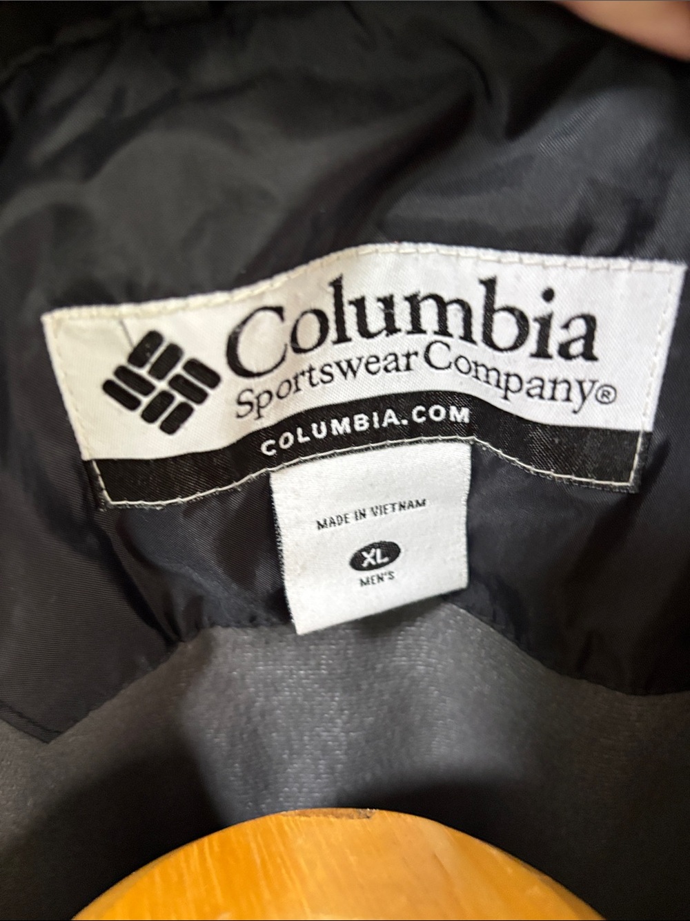 Columbia Royal Blue and Black Hooded Rain Shell - Picture 2 of 6